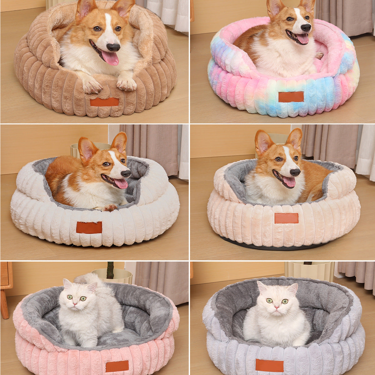 Ultra Plush Calming Donut Pet Bed – Winter Warmth Edition Product Description