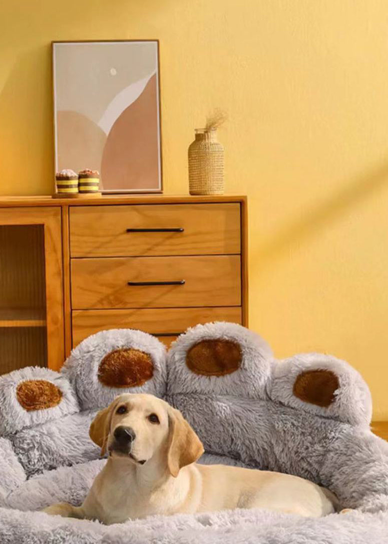 Luxury Plush Calming Dog Bed & Cat Nest – Anti-Anxiety Donut Cuddler for Medium & Large Dogs, Winter Warm & All-Season Round Pet Bed