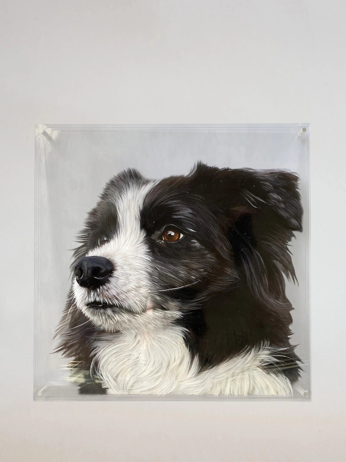 Custom Pet Oil Painting from Photo on Glass | GoFeelGo