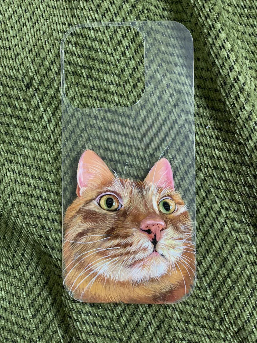 Custom Pet Portrait Oil Painting Phone Case from Photo | GoFeelGo